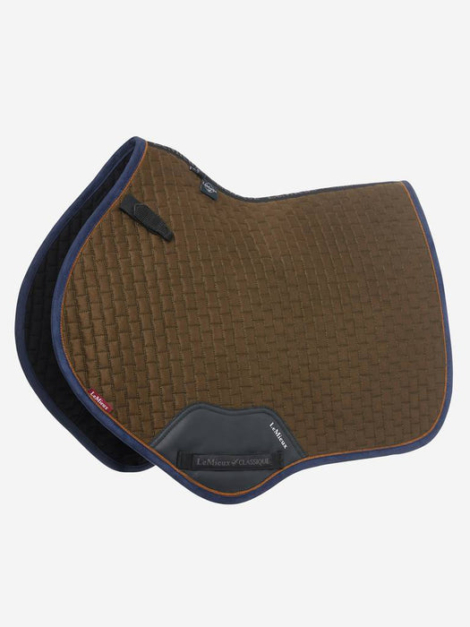 LeMieux Suede Close Contact Saddle Pad - ALPINE