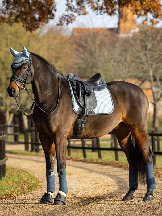 LeMieux Suede Dressage Saddle Pad - GLACIER