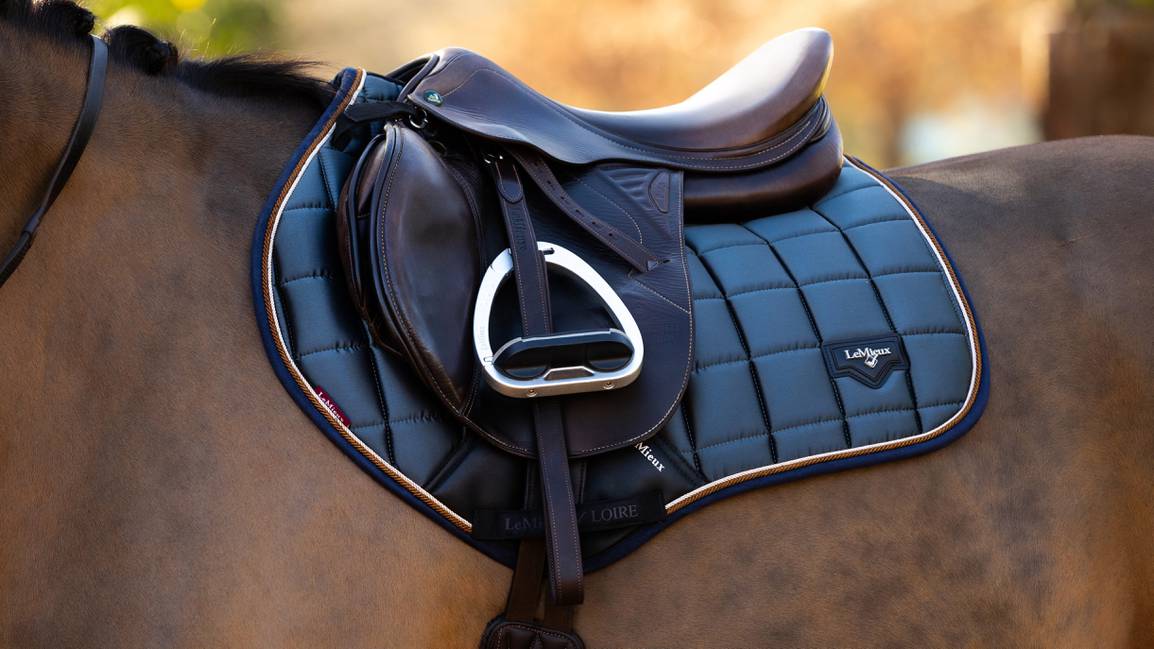 LeMieux Loire Close Contact Saddle Pad - PETROL