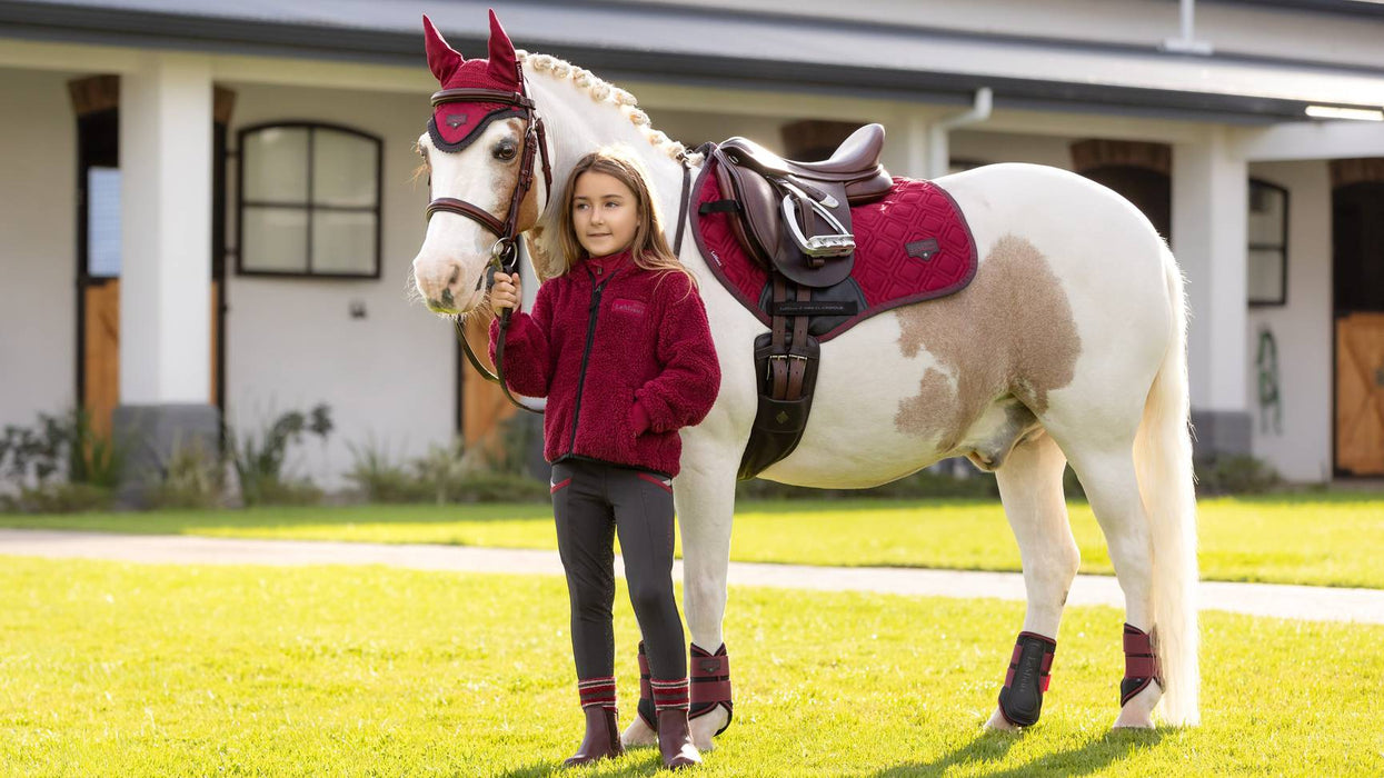 LeMieux Mini Suede Saddle Pad - EMBER