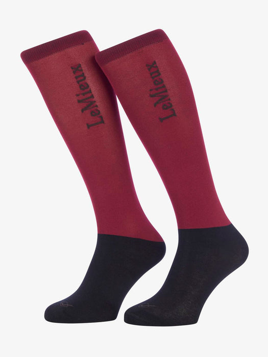 LeMieux Competition Socks (Twin Pack) - FALL COLOURS