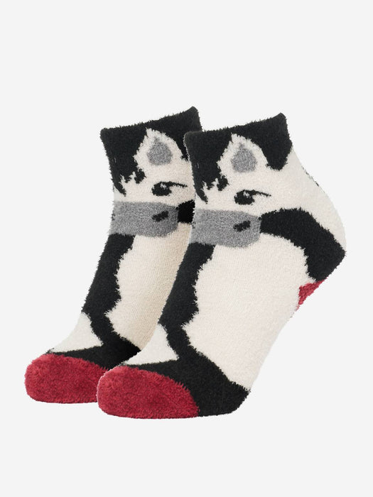 CLEARANCE LeMieux MINI Fluffy Character Socks - RAZZLE