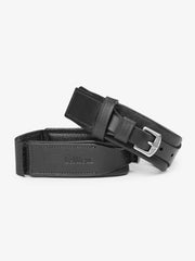 LeMieux Leather Garter Straps with Velcro Closure - BLACK - Vision Saddlery