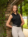LeMieux Marissa Sleeveless Polo - BLACK - Vision Saddlery
