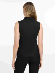 LeMieux Marissa Sleeveless Polo - BLACK - Vision Saddlery