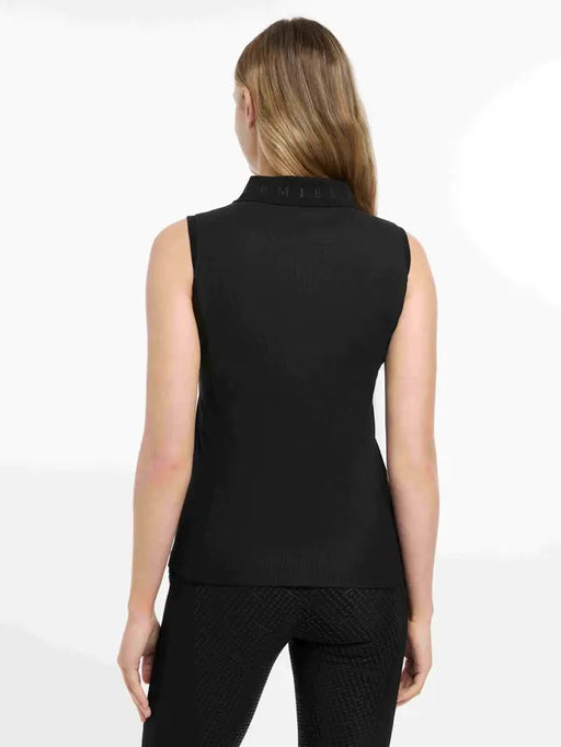LeMieux Marissa Sleeveless Polo - BLACK - Vision Saddlery