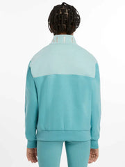 LeMieux Young Rider Kate Quarter Zip Sweatshirt - LAGOON - Vision Saddlery