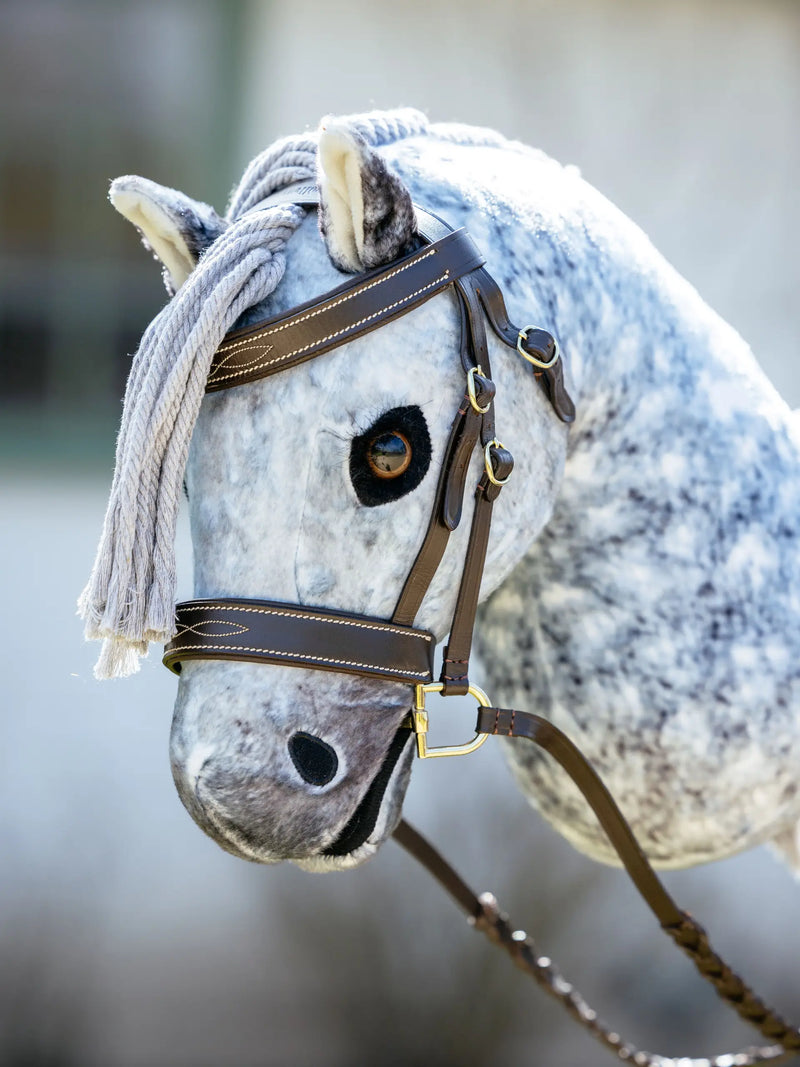 Lemieux Hobby Horse Hunter Bridle - BROWN - Vision Saddlery