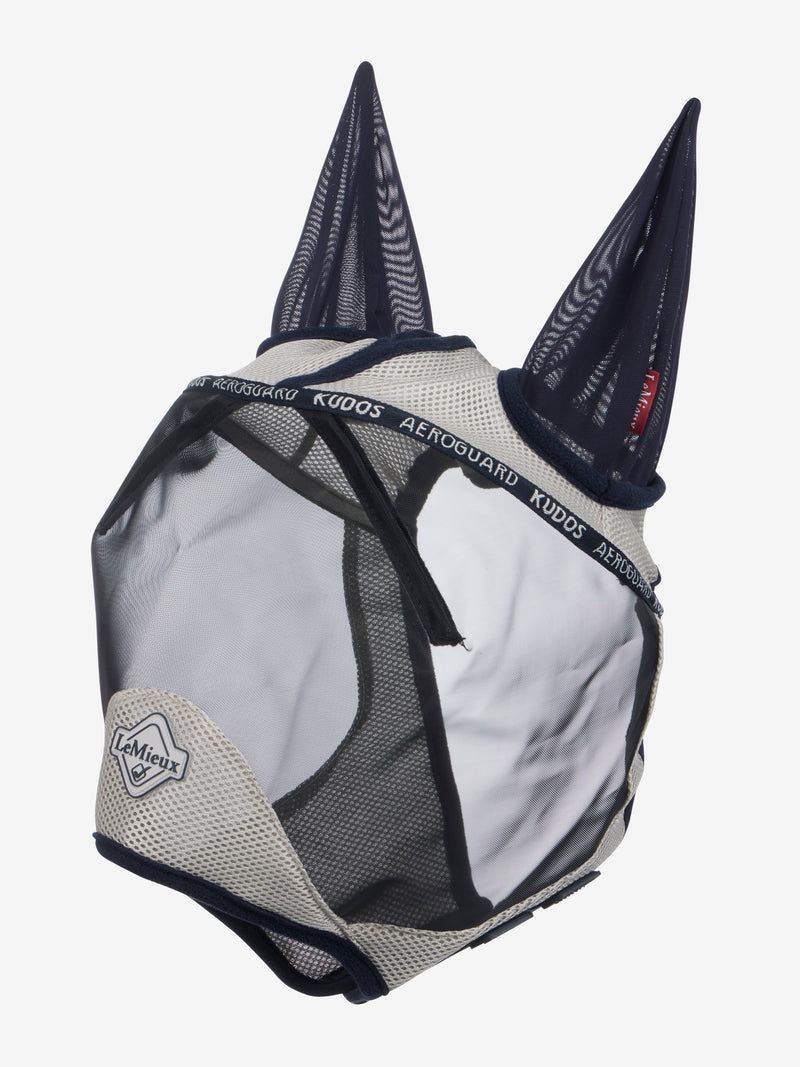 Lemieux Kudos AeroGuard Half Fly Mask Navy