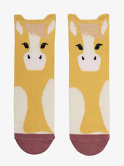 LeMieux Mini Character Socks - LEMON 2 Pack - Vision Saddlery