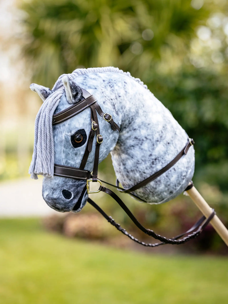 LeMieux Hobby Horse Standing Martingale - BROWN - Vision Saddlery