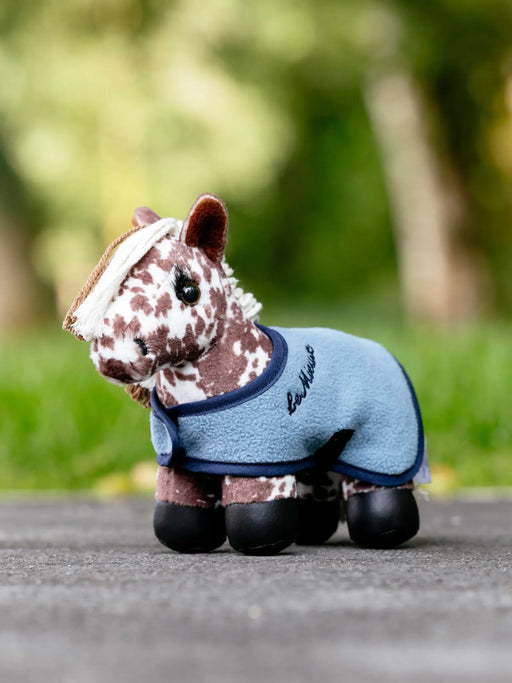 LeMieux Lemieux TINY Toy Pony, a small toy horse with a detailed saddle and bridle, displayed in a lifestyle setting.