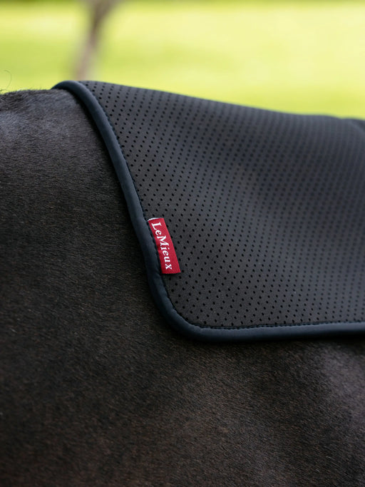 Lemieux Non-Slip Square Half Pad Black - Vision Saddlery