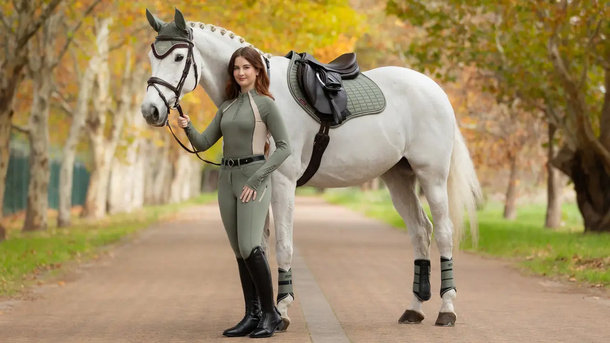 LeMieux Suede Close Contact Saddle Pad - AW 2025 Colors - Vision Saddlery