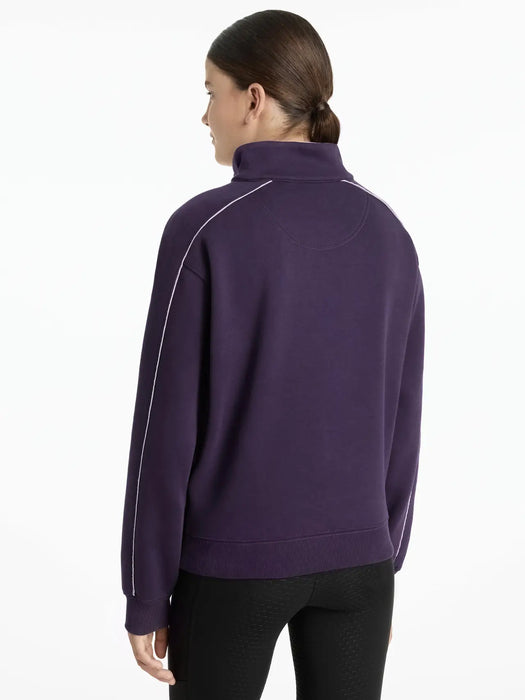 LeMieux Young Rider Kate Quarter Zip Sweatshirt Juniper/ Lilac - Vision Saddlery