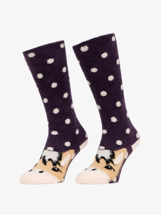 LeMieux Fluffy Character Socks-FJORD - Vision Saddlery