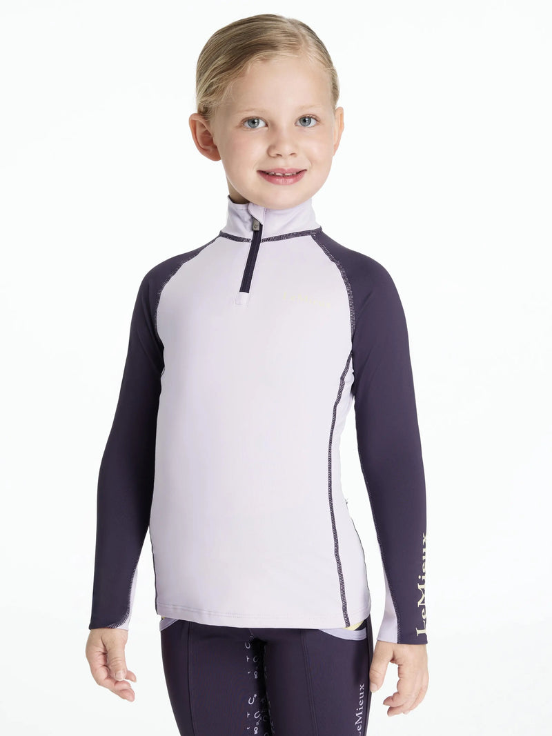 LeMieux MINI Long Sleeve Base Layer - LILAC - Vision Saddlery
