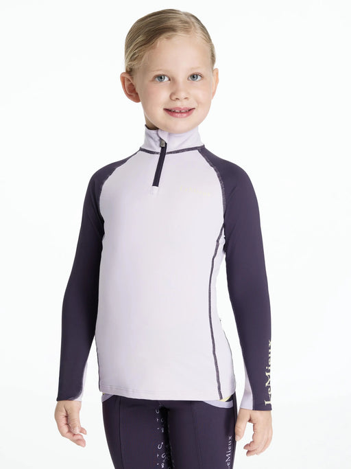 LeMieux MINI Long Sleeve Base Layer - LILAC - Vision Saddlery