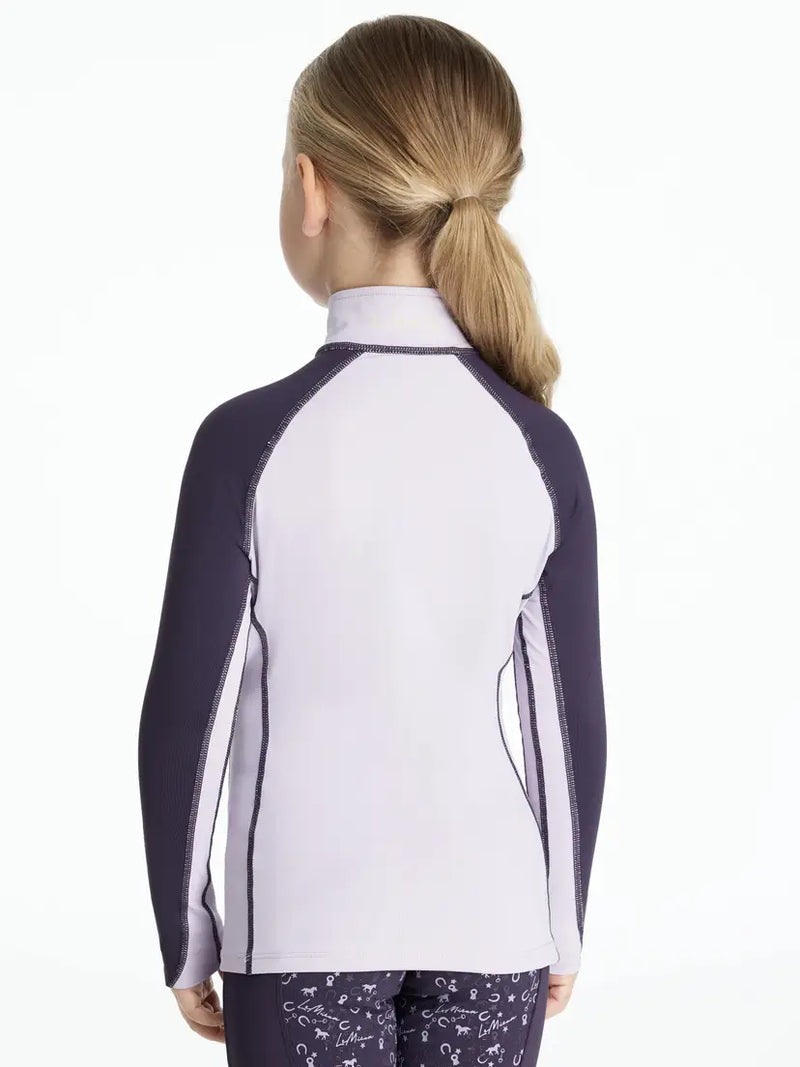 LeMieux MINI Long Sleeve Base Layer - LILAC - Vision Saddlery