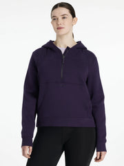 Henrietta 1/2 Zip Hoodie Juniper - Vision Saddlery