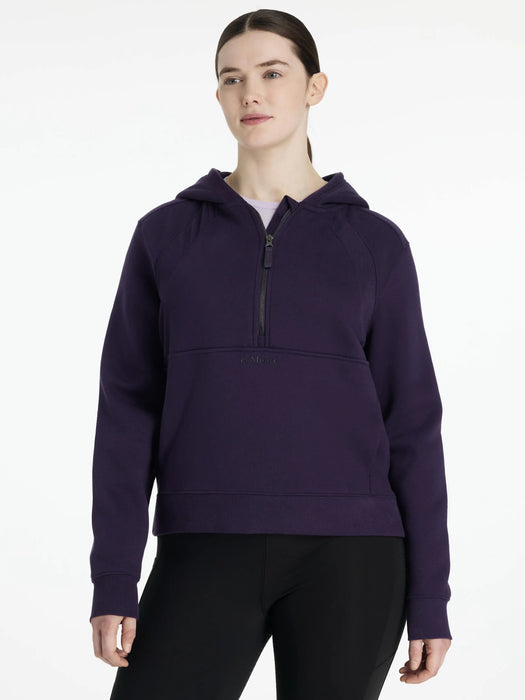 Henrietta 1/2 Zip Hoodie Juniper - Vision Saddlery