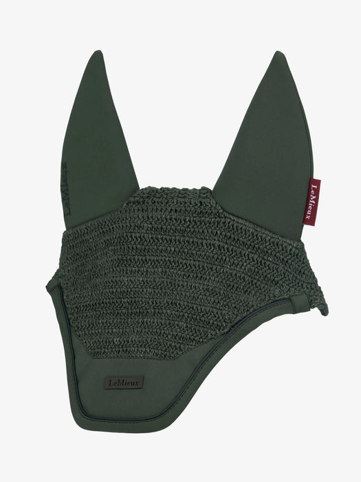 LeMieux Essence Acoustic Fly Hood-Pine Green - Vision Saddlery