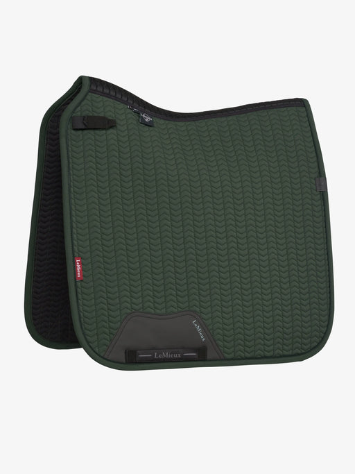 LeMieux Essence Dressage Saddle Pad- PINE GREEN - Vision Saddlery