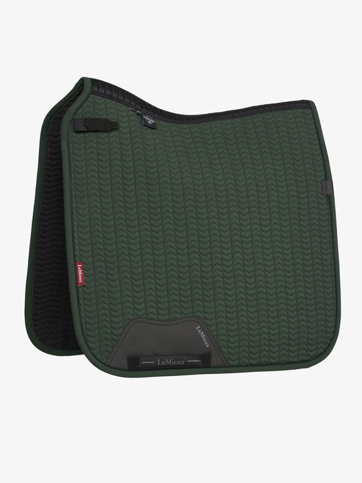 LeMieux Essence Dressage Saddle Pad- PINE GREEN - Vision Saddlery