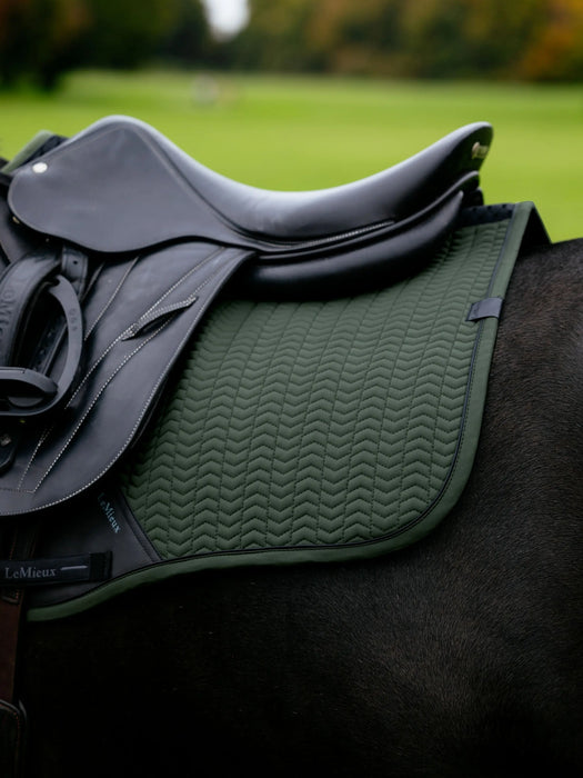 LeMieux Essence Eurojump Square-PINE GREEN - Vision Saddlery