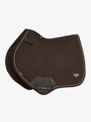 Lemiuex Puissance Suede Close Contact Square Brown Large - Vision Saddlery