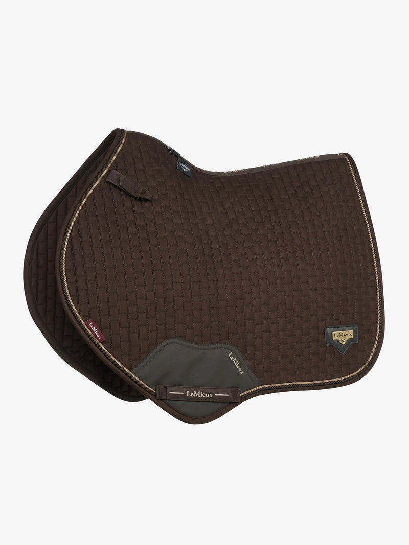 Lemiuex Puissance Suede Close Contact Square Brown Large - Vision Saddlery