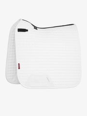 LeMieux Suede Dressage Saddle Pad White - Vision Saddlery