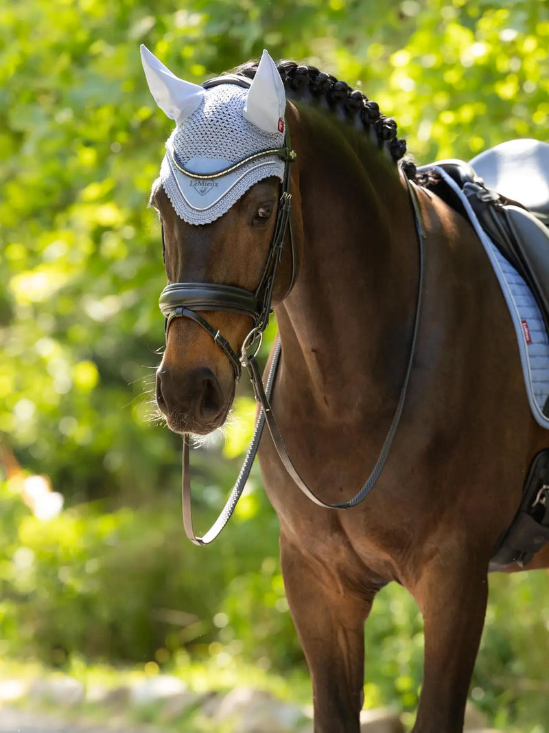 LeMieux Classic Fly Hood - Powder Blue - Vision Saddlery