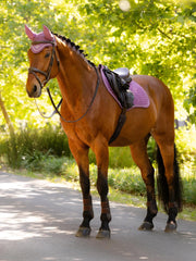 LeMieux Suede Close Contact Saddle Pad - Mallow - Vision Saddlery