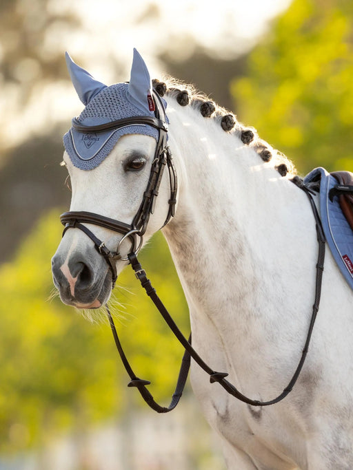 LeMieux Classic Mini Fly Hood - Powder Blue - Vision Saddlery