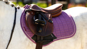 LeMieux Mini Suede Close Contact Square Saddle Pad - Mallow - Vision Saddlery