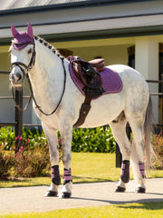 LeMieux Mini Suede Close Contact Square Saddle Pad - Mallow - Vision Saddlery