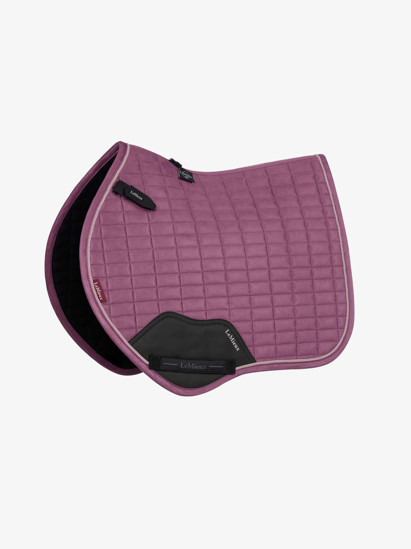 LeMieux Mini Suede Close Contact Square Saddle Pad - Mallow - Vision Saddlery