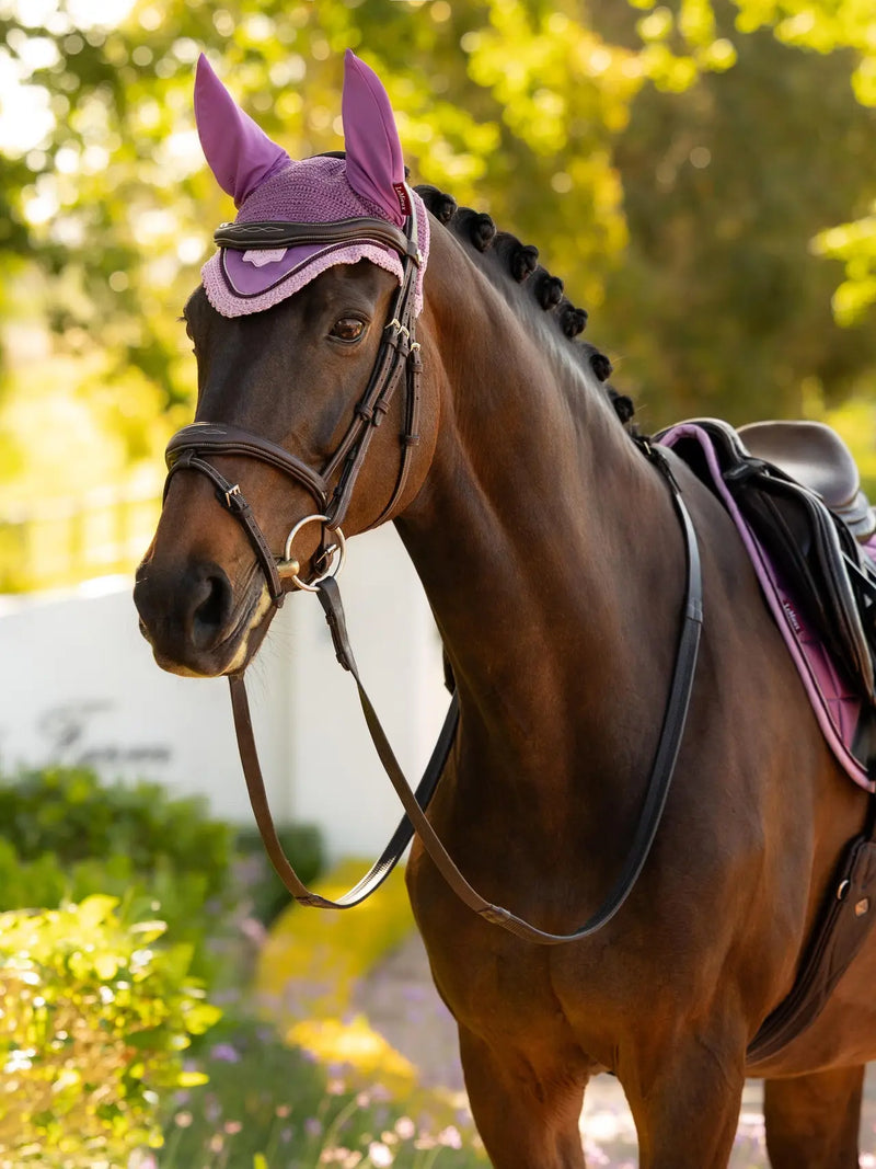 Lemieux Loire Fly Hood - Mallow - Vision Saddlery