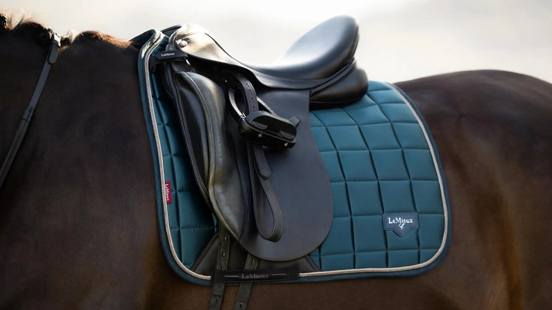 LeMieux Loire Classic Dressage Square Saddle Pad - Jungle - Vision Saddlery