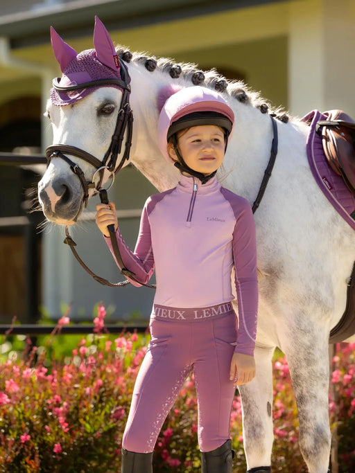 LeMieux MINI Long Sleeve Base Layer - Fondant - Vision Saddlery