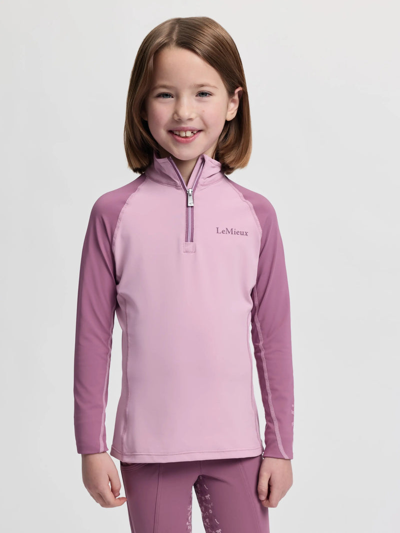LeMieux MINI Long Sleeve Base Layer - Fondant - Vision Saddlery