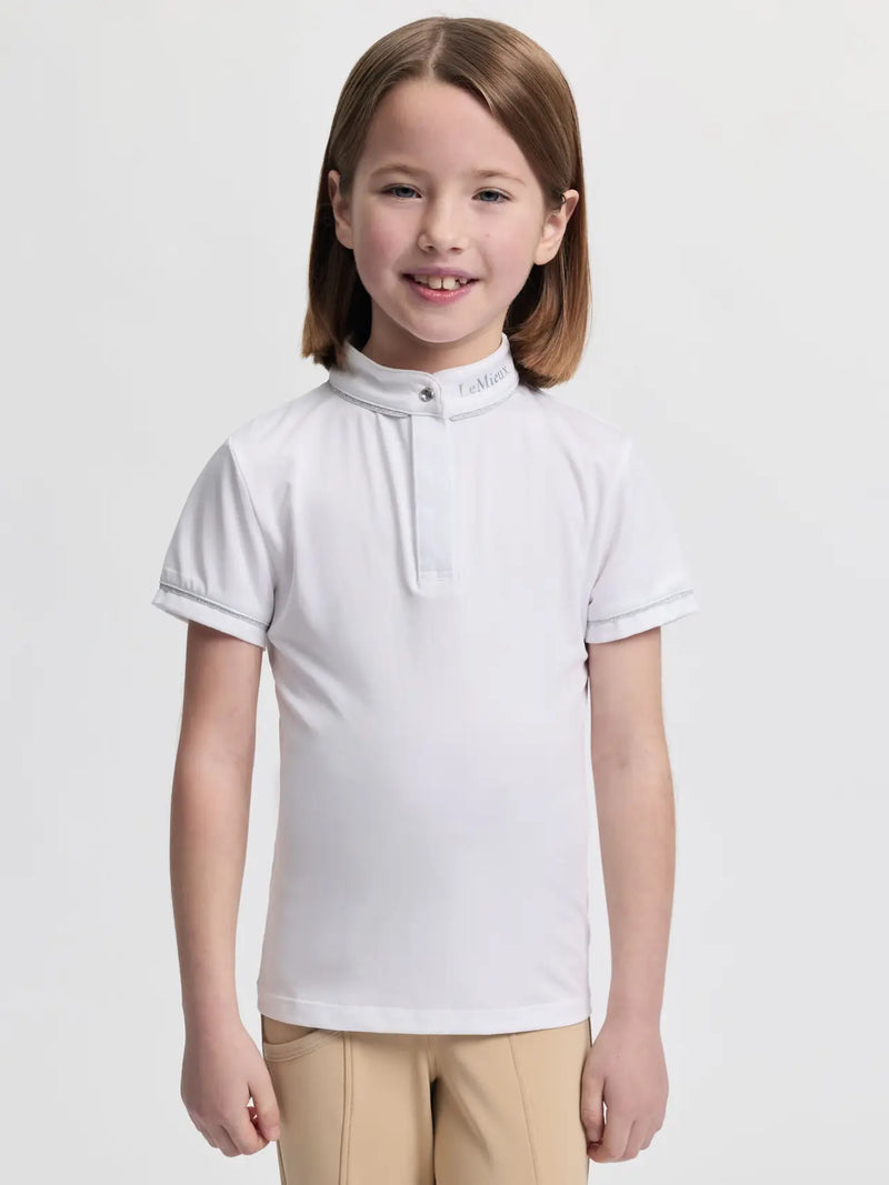 LeMieux Mini Bella Show Shirt - WHITE - Vision Saddlery