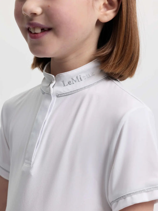 LeMieux Mini Bella Show Shirt - WHITE - Vision Saddlery