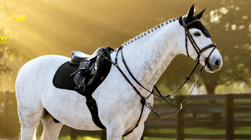 Lemieux Brilliance Close Contact Square Black - Vision Saddlery