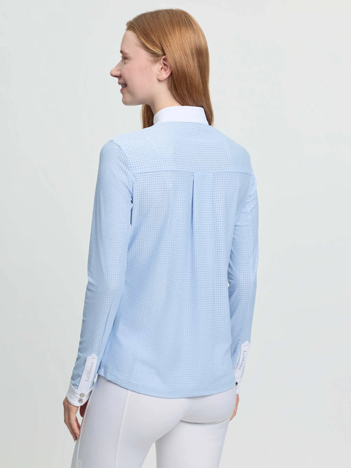 LeMieux Arielle Long Sleeve Show Shirt- Mist - Vision Saddlery