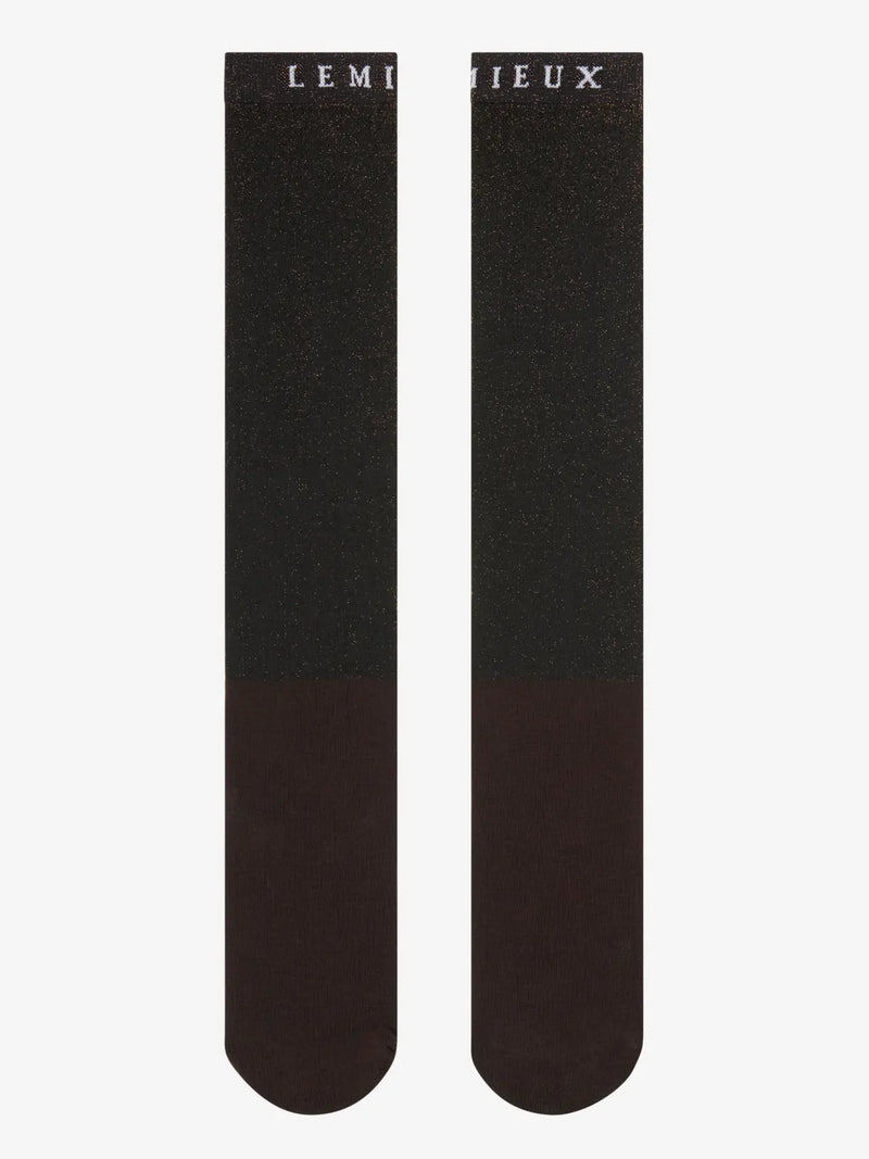 LeMieux Brilliance Competition Socks Espresso