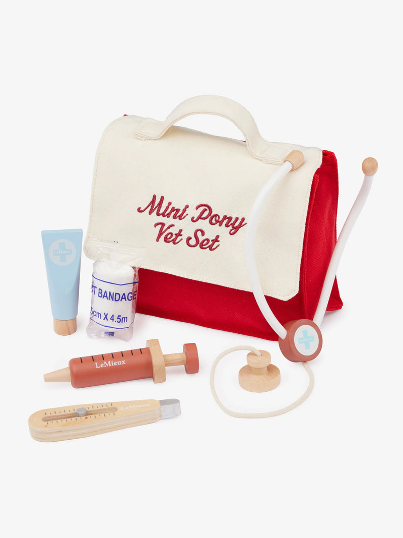 Lemieux Toy Pony Vet Set Multi