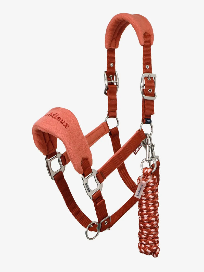 LeMieux Vogue Headcollar & Leadrope- Russet
