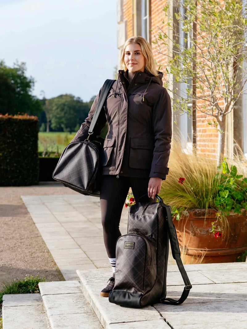 LeMieux Heritage Boot & Hat Bag Cocoa